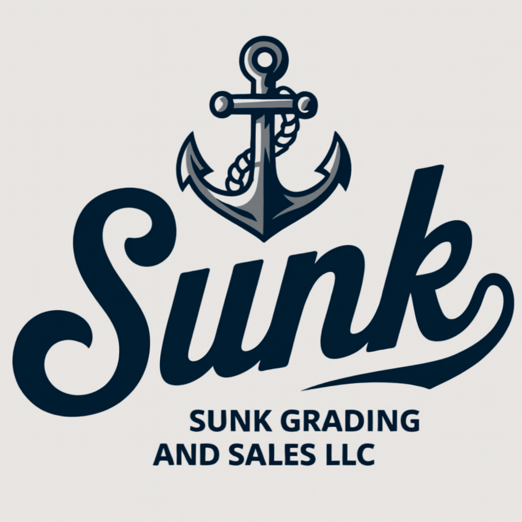 Sunk Grading and Sales Logo